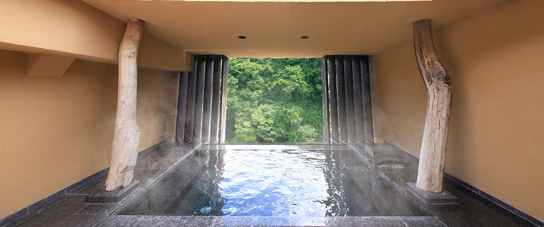 Public open air bath Tsukimi no yu